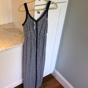 Gap pattern thin strap long maxi dress